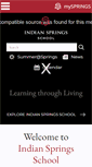 Mobile Screenshot of indiansprings.org